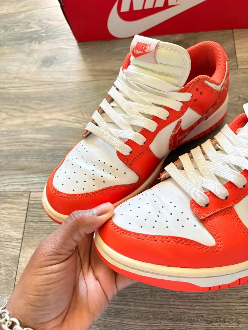 Nike Dunk Low Orange Paisley